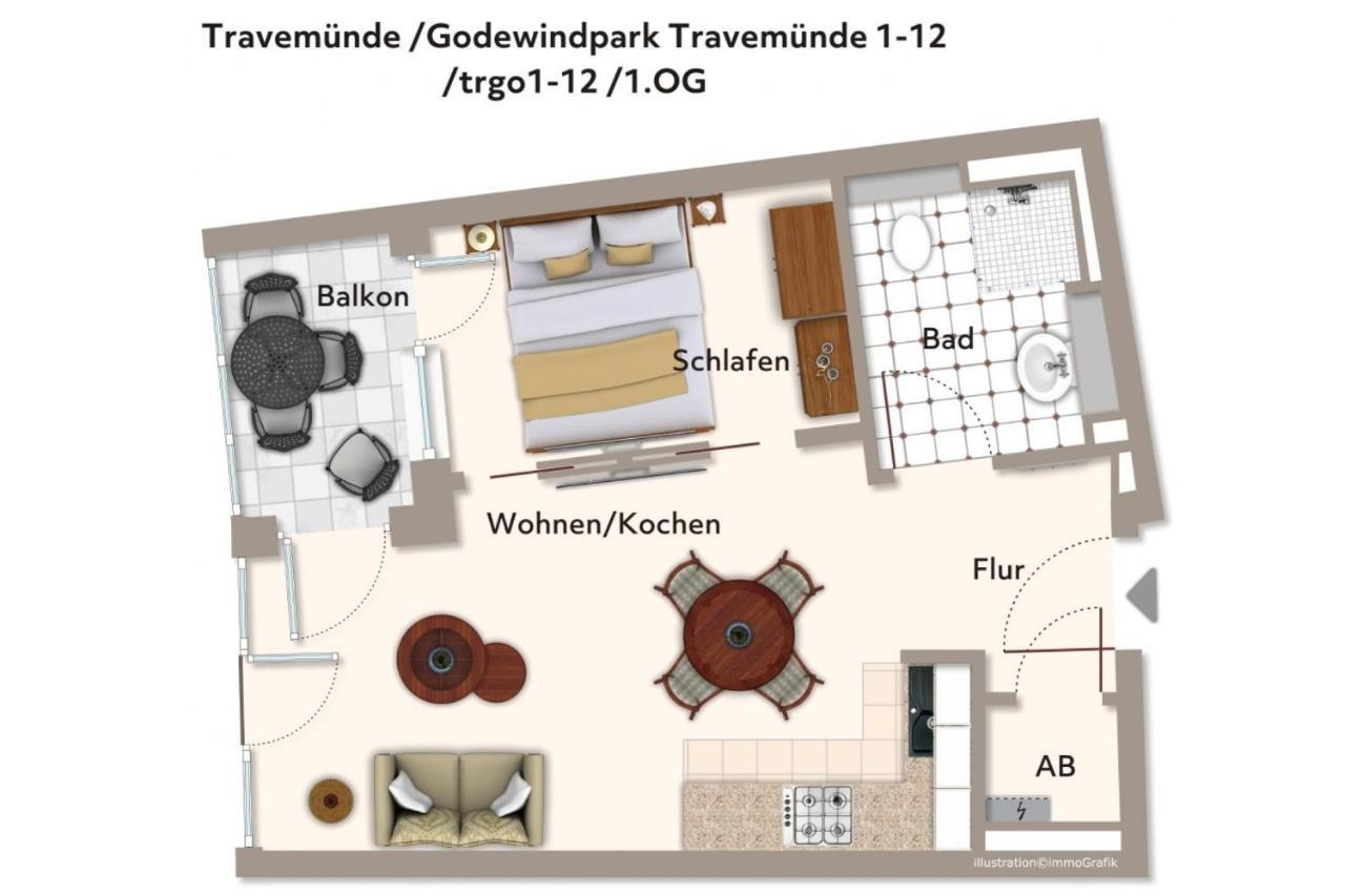 뤼베크 Godewindpark Travemuende Godewindpark Travemuende 1-12 아파트 외부 사진